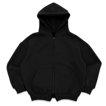 Blank Zip Up Black